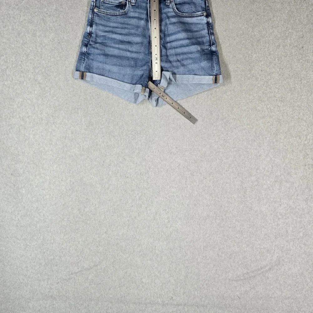 American Eagle Outfitters Women Shorts US 2 Blue Denim Jean Shorts Mom